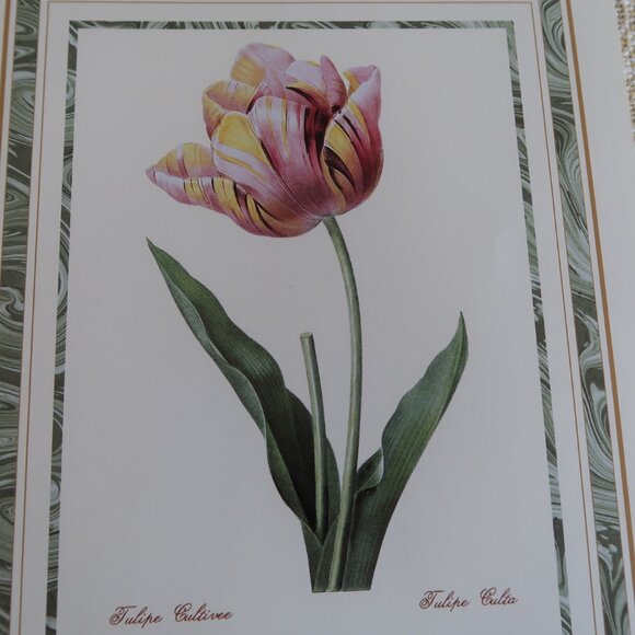 Five 1990 Scafa-Tornabene Art Prints Pink Florals - Picture 5 of 7